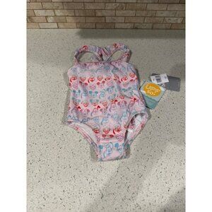Disney Mickey Mouse and Friends 1 Piece Baby Girl Swimsuit Size 12-18 Months nwt